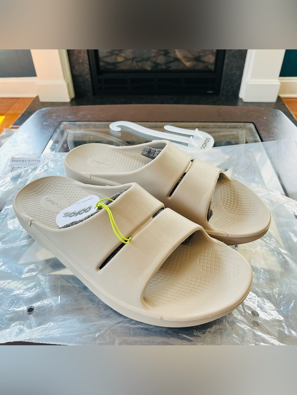 OOFOS OOahh Size Men's 13/ Women's 15 Unisex Slide Sandals - Nomad